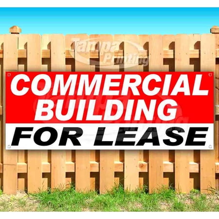 Commercial Building For Lease 13 oz Vinyl Banner With Metal Grommets