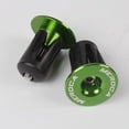thumbnail image 3 of 1Pair Bike Handlebar Cap Bicycle Accessories Aluminum Alloy Bike Handlebar End Lock-On Plugs Bar Plug Cap Covers Bicycle Parts Green, 3 of 4