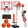 thumbnail image 1 of Canasta de baloncesto para niños Flybakiz, altura ajustable con marcador, 1 of 6