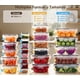 thumbnail image 2 of Contenedor Hermetico Comida,recipientes Almacenamiento 24pz, 2 of 4
