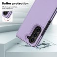 thumbnail image 3 of for Samsung Galaxy Z Fold 6 Wallet Case with Credit Card Slots Holder, Flip Stand Magnetic Buttons Shockproof PU Leather Phone Cover Women Men for Samsung Galaxy Z Fold 6 Case, Purple, 3 of 9