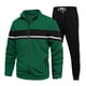 thumbnail image 1 of Conjunto de chándal para hombre, pantalones, cremallera completa, informal, para correr, gimnasio, chaqueta con bolsillos, 1 of 5