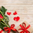 thumbnail image 4 of Wooden Hollow Letter Cutouts for Valentine Crafts 40Pcs Beige DIY Pieces, 4 of 4