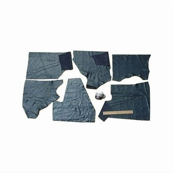 Scrap Upholstery Leather Black Jumbo Pieces Light Weight 12 Square Feet