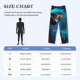 thumbnail image 3 of KLL Mens Pajama Pants for Men,Mens Lounge Pants,Funny Gifts for Men,Men's Pajama Bottoms-Modern Style Blue Parrot, 3 of 5