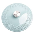 thumbnail image 5 of Spice by Tia Mowry 11.81 in Round Solid Print Iron Casserole Dish, 5 of 11