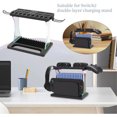thumbnail image 3 of For Nintendo Switch 2 Charging Base With Double-Layer Storage & LED Light. Multi-Use Rack Holds 9 Game Cartridges/16 Discs/Handles/Headset, 3 of 8