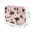 thumbnail image 2 of Unique Bargains 1 Pc Women Hands Up Makeup Bag for Travel Vacation Pink PU, 2 of 4