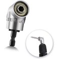 thumbnail image 1 of shiyou-Right Angle Drill Adapter Attachment 105 Degree Right Angle Cordless Drill Attachment Extension Power Screwdriver Drill Attachment, Angled Screwdriver Drill Bit Extension for Tight Space, 1 of 4