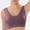 Brown, variant on Women Plus Size Bras Padded Seamless Sleepwear Yoga Bra Wireless Underwear