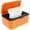 Orange, variant on Everso Wipes Dispenser Baby Wipe Holder Refillable Wipe Container Keeps Wipes Fresh Dustproof Tissues Wipes Case with Lids for Home Bedroom