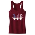 thumbnail image 4 of American Flag July 4th Womens Clothing Racerback Tank Tops Patriotic Shirts, 4 of 6