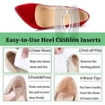 thumbnail image 5 of Heel Grips, Shoe Heel Inserts for Loose Shoes, Clear Heel Cushion Pads for Women Men Shoes, 6 Pairs, 5 of 5