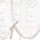 thumbnail image 3 of Cortinas romanas con lazo bordado floral Tap Top Sheer Balcón Cortina de ventana Paneles de cenefa Scienceny JJ23235-04, 3 of 6