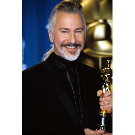 Rick Baker With His Oscar For Best Make-Up At Academy Awards 3252001 By Robert Hepler