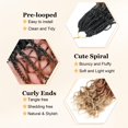 thumbnail image 4 of Trenzas de ganchillo de Goddess Box Yewell, 25 cm, bohemio, puntas rizadas, 4 of 9