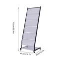 thumbnail image 3 of 6-Tier Floor-Standing Magazine Rack Newspaper Rack Exhibition Brochure Display Stand with 6 Pockets, 3 of 7