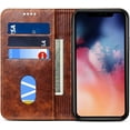 thumbnail image 2 of iPhone 11 Pro Max Leather Case,  iPhone 11 Pro Max Wallet Folio Case Book Design  Closure with Stand and ID Holder Credit Card Slots for iPhone 11 Pro Max 6.5 inch 2019 Khaki, 2 of 12