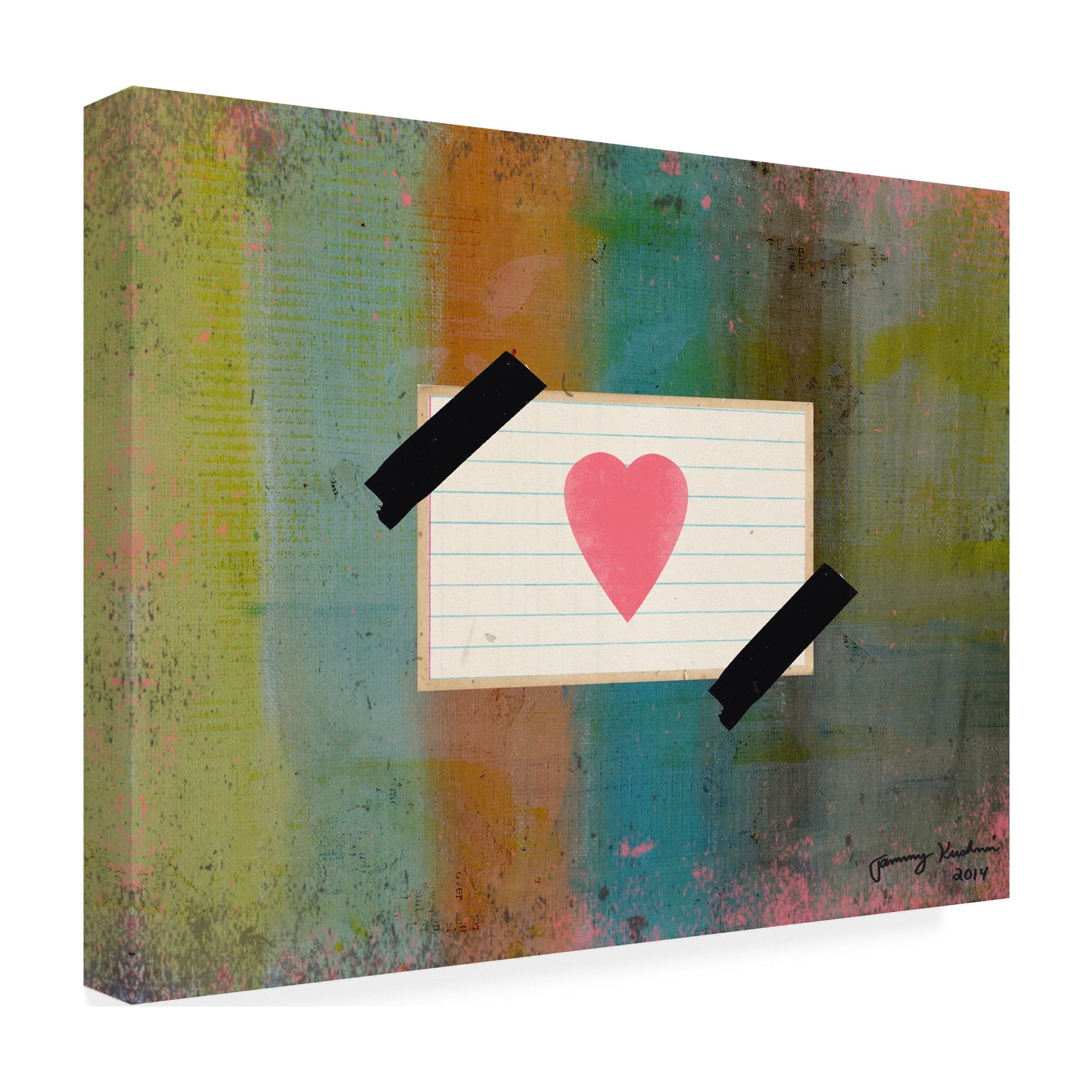 Trademark Fine Art 'Love Yourself' Canvas Art by Tammy Kushnir