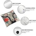 thumbnail image 4 of SHANXI  Pattern Throw Pillow Covers Animal Print Pillows Cover for Sofa Couch 24x24in, 4 of 5