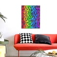 thumbnail image 4 of KLL Multicolored Butterflies Print Canvas Wall Art, Canvas Painting Prints Canvas Art Wall Decor Home Decoration for Living Room Bedroom Office, 4 of 6