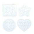 thumbnail image 1 of Miangastore 4Set Blank Coloring Puzzles Jigsaw Puzzles for Kids Logic Thinking Promotion Party Favor, 1 of 9