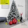 thumbnail image 4 of Cascabeles navideños GIGANTES Artego Set 2 piezas metal Pie de árbol centro de mesa decoración navidad Huge Christmas Jingle bells Berry, 4 of 7