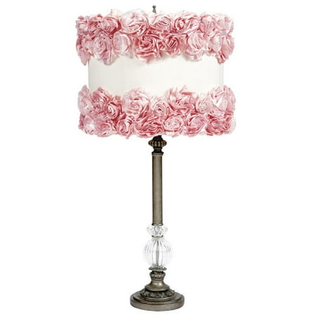 Jubilee Collection Ring of Roses Glass Ball 27.5'' Table Lamp