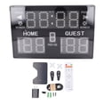 thumbnail image 2 of Marcador Electrónico, Marcador Digital Portátil de Mesa Con Control Remoto, Marcador Electrónico LED multideporte para Baloncesto, Voleibol, Fútbol, 2 of 7