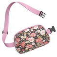 thumbnail image 4 of Sac Banane Imprimé Fleur Sauvage - Sac Ceinture Floral Inspiré de la Nature Imperméable pour Randonnée, 4 of 4