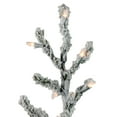 thumbnail image 4 of Northlight Pre-Lit Medium Flocked Alpine Twig Artificial Christmas Tree - 3' - Warm White Lights, 4 of 6
