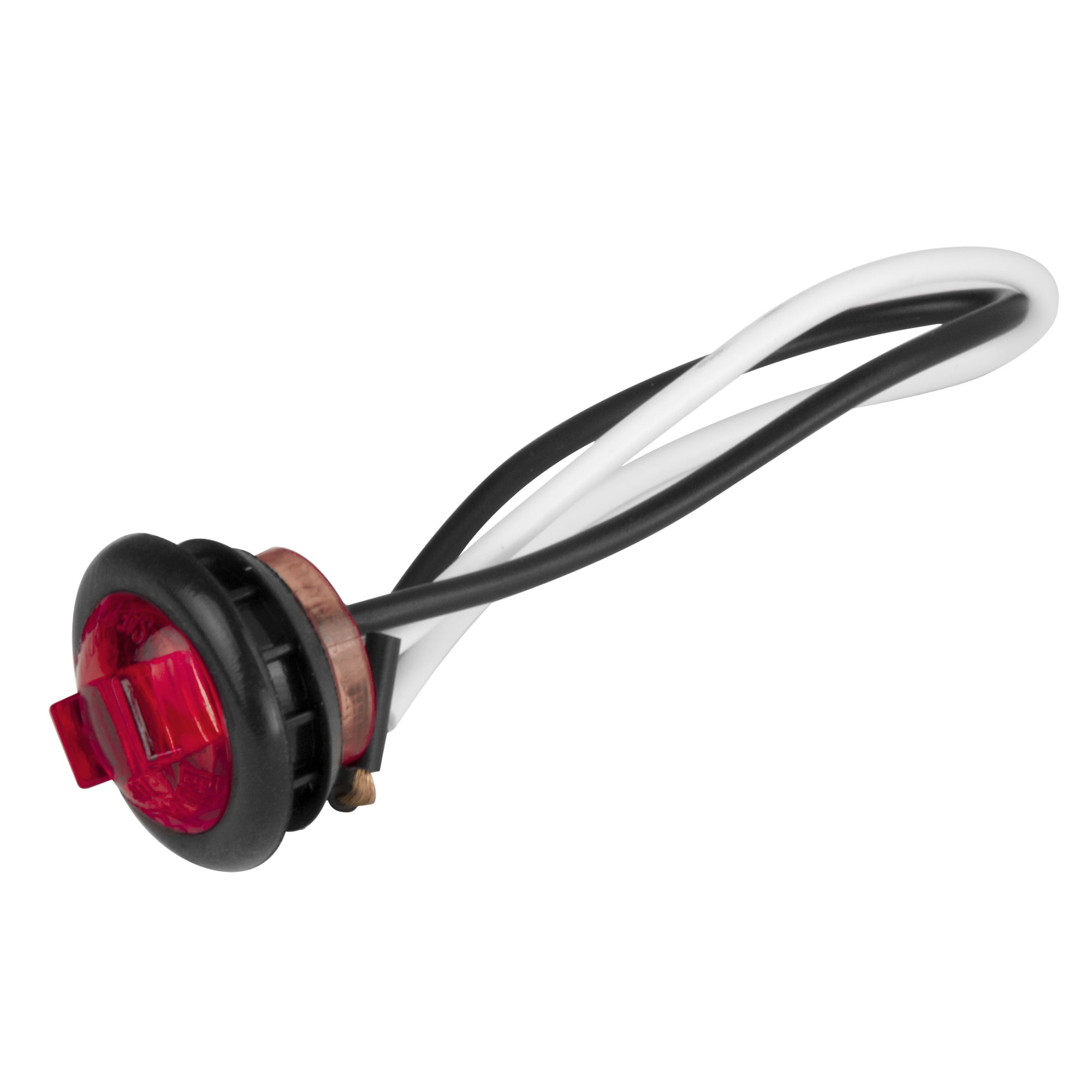 (2 pack) Hopkins Towing Solutions 2 Pack 3/4in Penny LED Clearance Side Marker, Red
