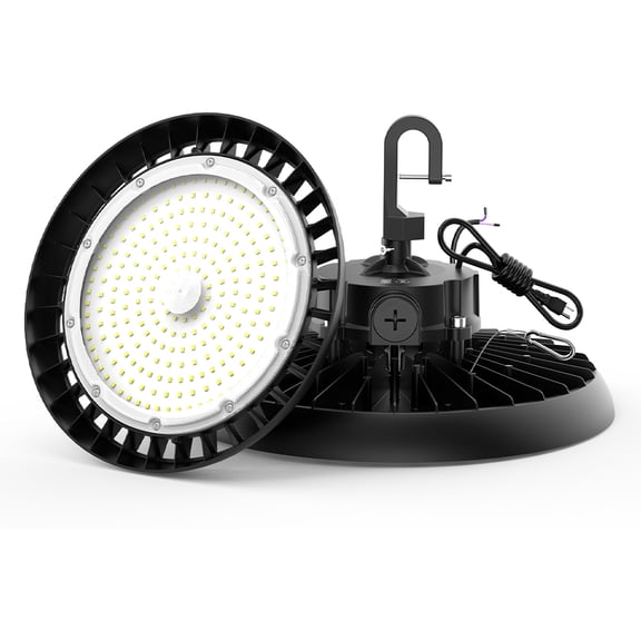 AIKVSXER High Bay Lights LED 11.4 in 6000K LED Shop Lights IP65 Corded Electric 1 Pack