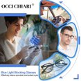 Blue Light Reading Glasses Women Computer Round Readers For Petite Face