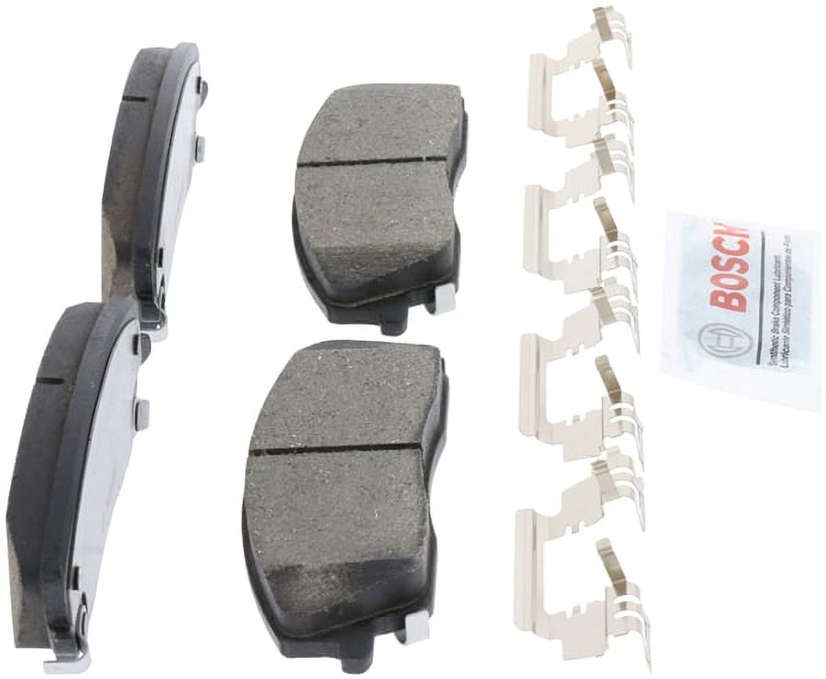 Bosch Quiet Cast Ceramic w/Hardware Brake Pad Set, and Shims Fits select: 2005-2006 CHRYSLER 300C, 2006-2013 DODGE CHARGER