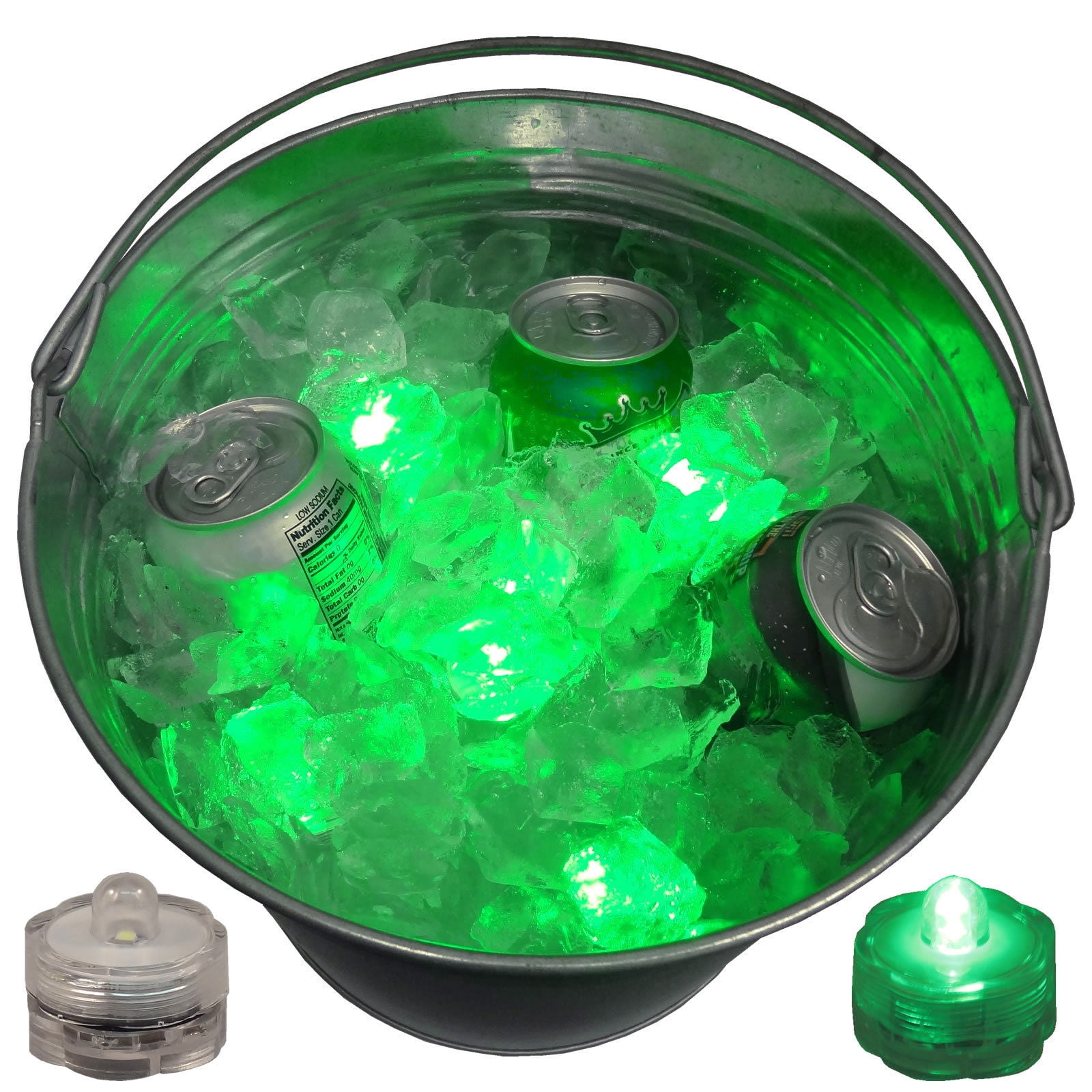 Super Bowl Party Beer Ice Bucket Lights Submersible LED Bright Festive