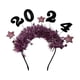thumbnail image 1 of Diadema de Feliz año Nuevo para mujer, accesorios para el cabello, diademas elegantes, decoración para Cosplay, disfraz de cumpleaños, vacaciones, Fernando Aro para el pelo de año nuevo, 1 of 8