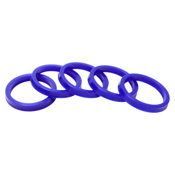 Anillo de Sello de Aceite Universal Labio UN Sello de Eje Rotativo 75x90x12mm Alta Presión TPU Azul 5 Pcs
