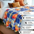 thumbnail image 5 of Lilixerw Clearance Fall Throw Blanket Autumn Harvest Pumpkin Blanket,Fall Maple Leaf Blanket Super Soft Throw Blanket,Lightweight Fluffy Plush Bed Blanket,for Autumn Thanksgiving Decorations, 5 of 6