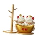 thumbnail image 4 of Bandeja de almacenamiento con forma de gato de la , bonita figura de gato, bandeja para llaves, decoración para la entrada de la oficina y la sa, 4 of 9