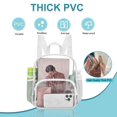 thumbnail image 2 of Mochila transparente Busiuw para eventos en estadios de 30 x 30 x 15 cm (blanca), 2 of 6