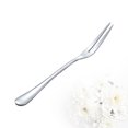 thumbnail image 3 of 5 pcs Delicate Useful Stainless Steel Fruit Fork Cake Fork Exquisite Fork for Children Use (Thicken Fork), 3 of 8