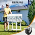 thumbnail image 5 of CGTER Rolling Ice Chest, Portable Patio Party Bar Drink Cooler Cart, with Shelf, Beverage Pool with Bottle Opener, 5 of 7