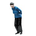 thumbnail image 3 of Figura de Diorama a Escala 1/64, Decoración para Casa de Muñecas, Modelo en Miniatura de Resina para Anciana para Colecciones de Parques, Modelo de Ar camisa azul, 3 of 8