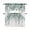 Grayish Green, variant on Eucalyptus Green Kitchen Curtains Swag Valance for Windows/Bathroom/Cafe, Gradient Leaves Retro Watercolor Plant Rod Pocket Drape Panel Swag Curtain Valance for Bedroom/Living Room 55''x36''