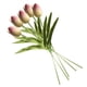 thumbnail image 5 of Mini flor artificial oficina en casa decoración floral fiesta de boda decorativa PU flor falsa, rosa roja 5 piezas seitruly ZHF0582-10B, 5 of 6