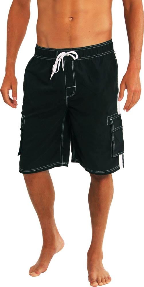 mens swim trunks with cargo pockets
