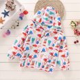 thumbnail image 5 of KPOPLK Girls Windbreaker Jackets 3 6 9 12 18 Months 2T 3T 4T Fall Lightweight Water Resistant Coat Outwear with Zip Up Hooded Clothes for Kids Beige,Size 18-24 Months, 5 of 5