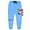 O1-BU2, variant on GBSYEWXS Kids Little Boys Pants Warm Sweatpants Elastic Waist Joggers Dinosaur Print Blue Trousers Size 4-5 Years