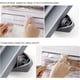 thumbnail image 5 of Dispensador de rollos de papel de cocina de diseño elegante que ahorra espacio, organizador de envoltura de plástico 4 en 1 montado en la pared con cortador afilado ergonómico para cocinas modernas, 5 of 5